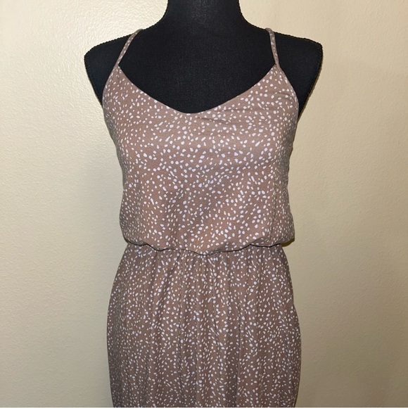 Prana Ayla Midi Dress - Chic Brown and Blue - Picture 8 of 11